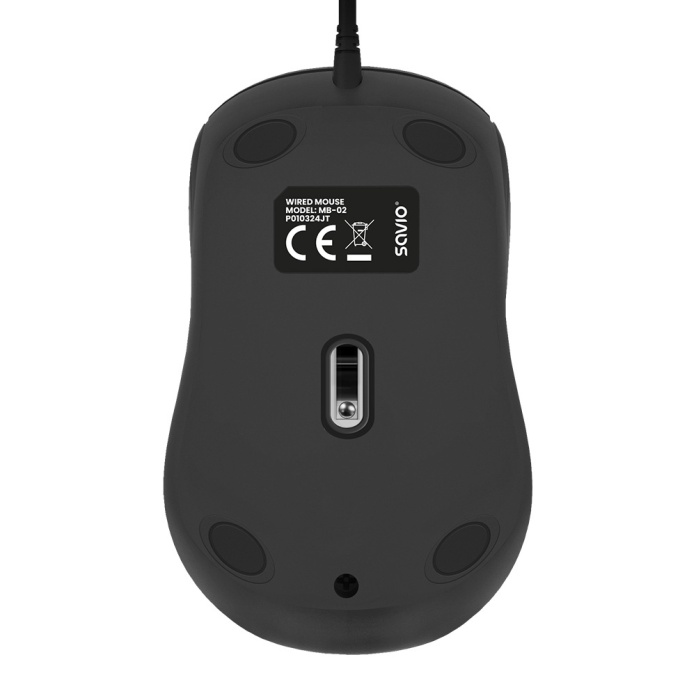 sensor optyczny 1200 DPI myszy SAVIO MB-02